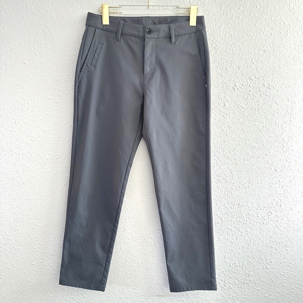 Vuori Cascade Tech Chino Pant‎ Athletic Slim Fit Mens 28 Charcoal Athleisure